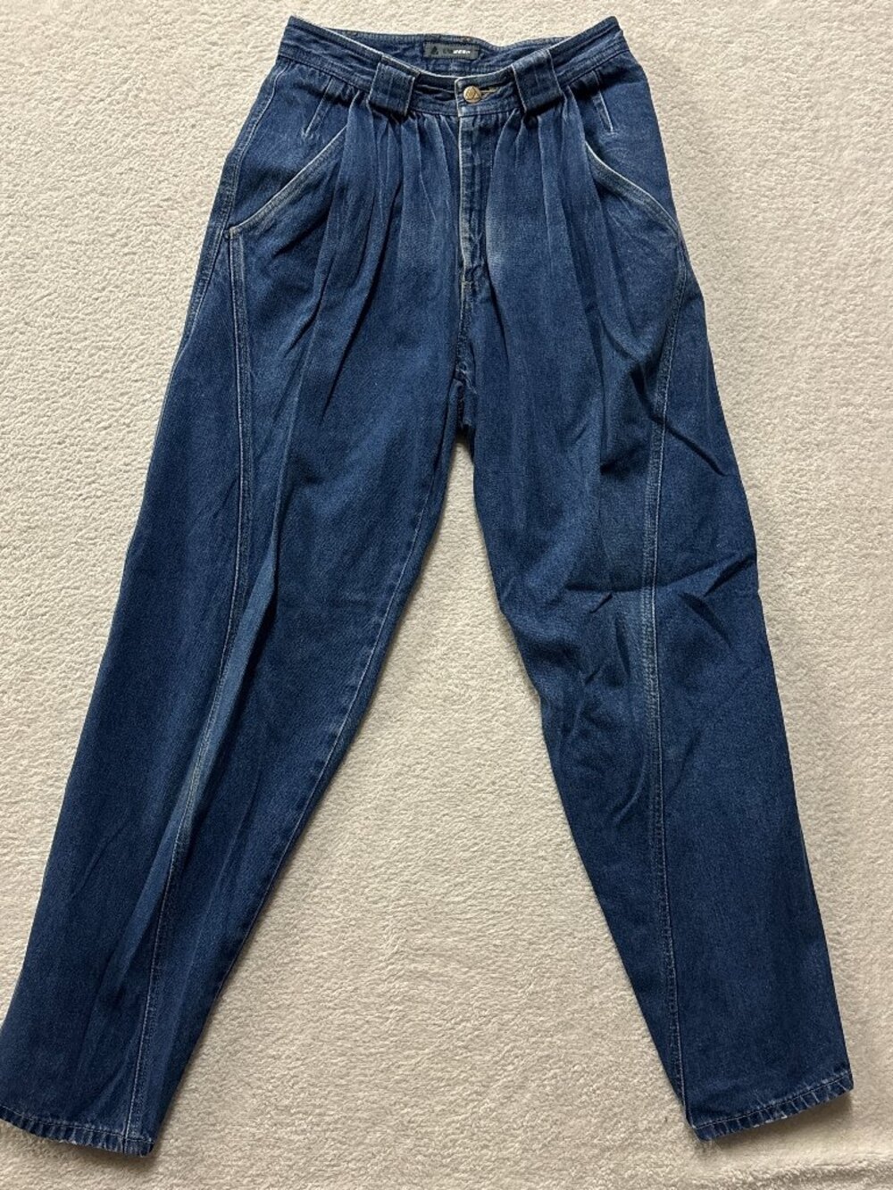 VTG LizWear Jeans Womens 8 Pleated Mom Jeans Liz Claiborne - Picture 1 of 10